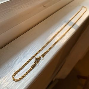 18K Gold Rope Chain✨